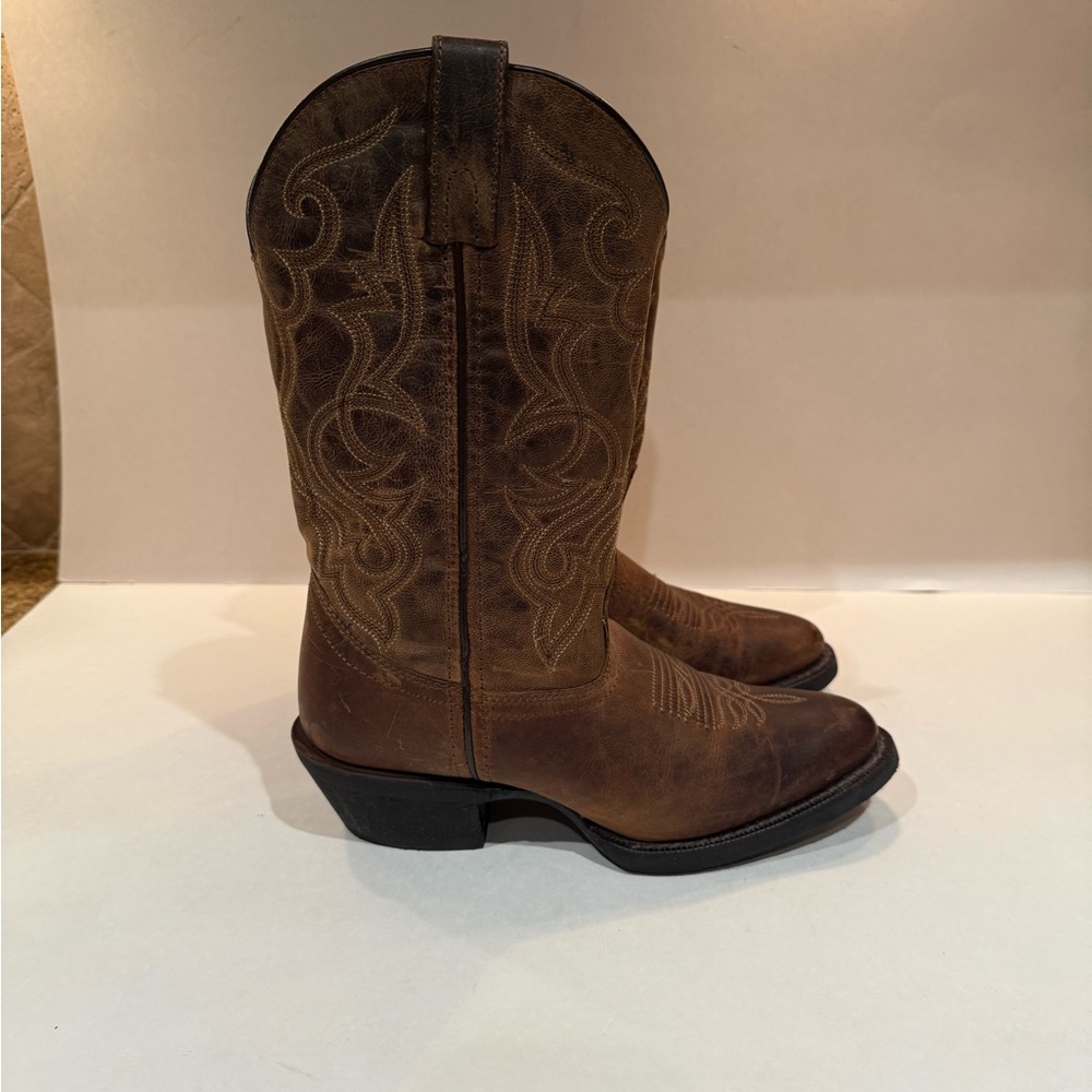 Laredo Leather Cowboy Boots